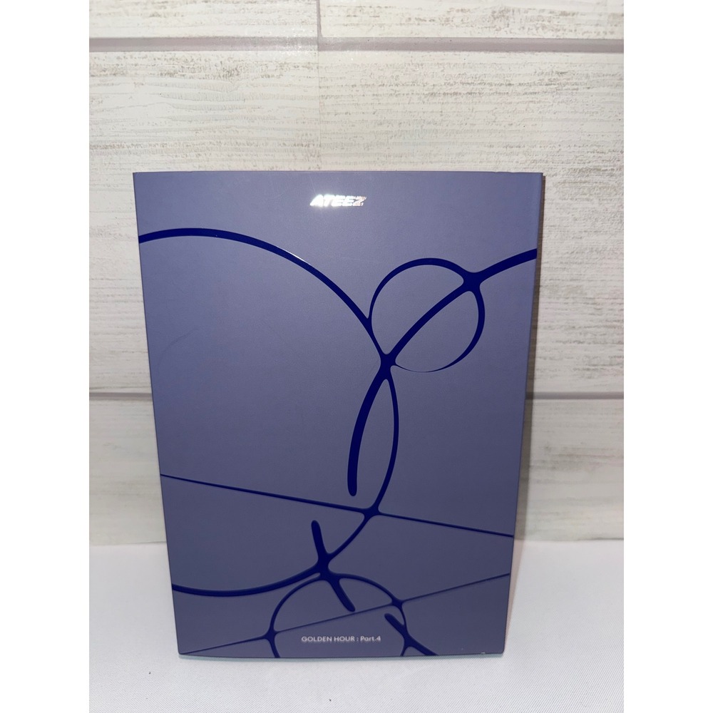 ATEEZ Golden Hour Part.4 13th Mini Album K-Pop CD Photobook Purple KQ ENT